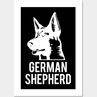 Proud German Shepherd Dog Posters and Art